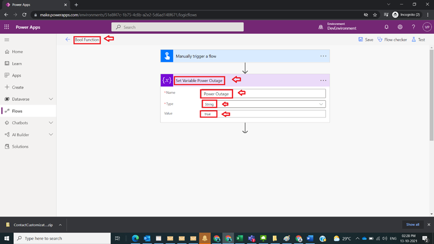 Usage of Bool Function in Power Automate